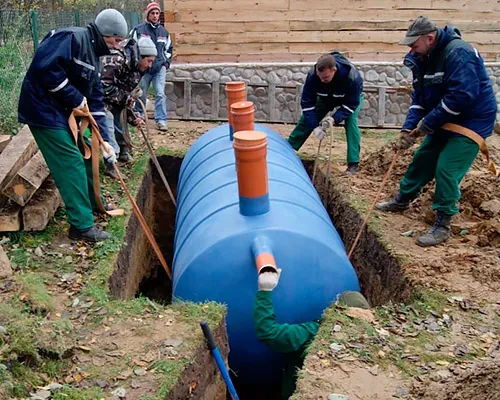 Монтаж септиков, станции очистки